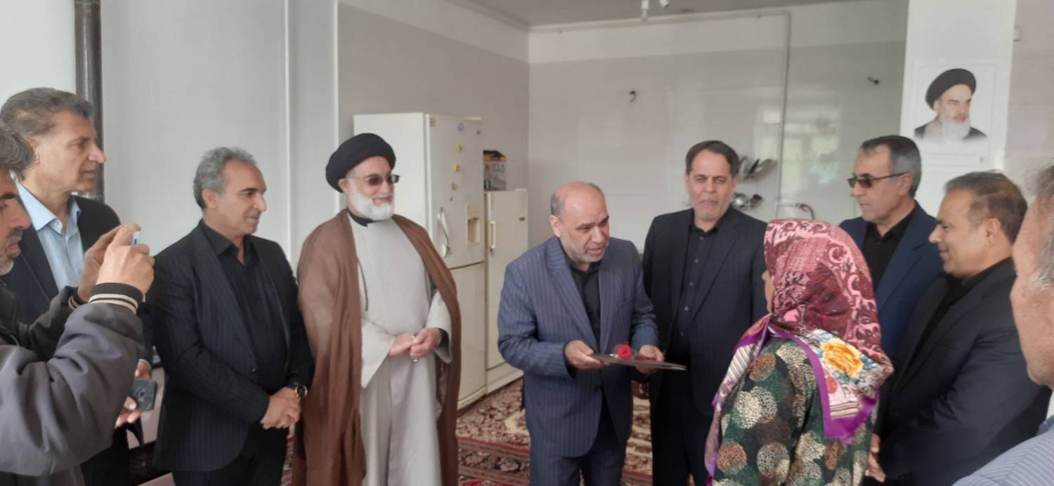 افتتاح دو واحد مسکن مددجویی در روستای شورابه از توابع شهرستان ایوان با حضور حبیب‌الله آسوده